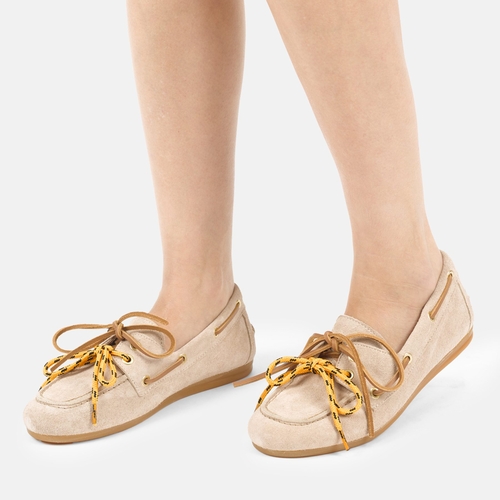 ELENA F012 SUEDE BEGE